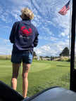 Nautical Pinch Me Zip Up Sweater