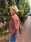 Janet Embossed Knitted Sweater