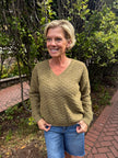 Janet Embossed Knitted Sweater