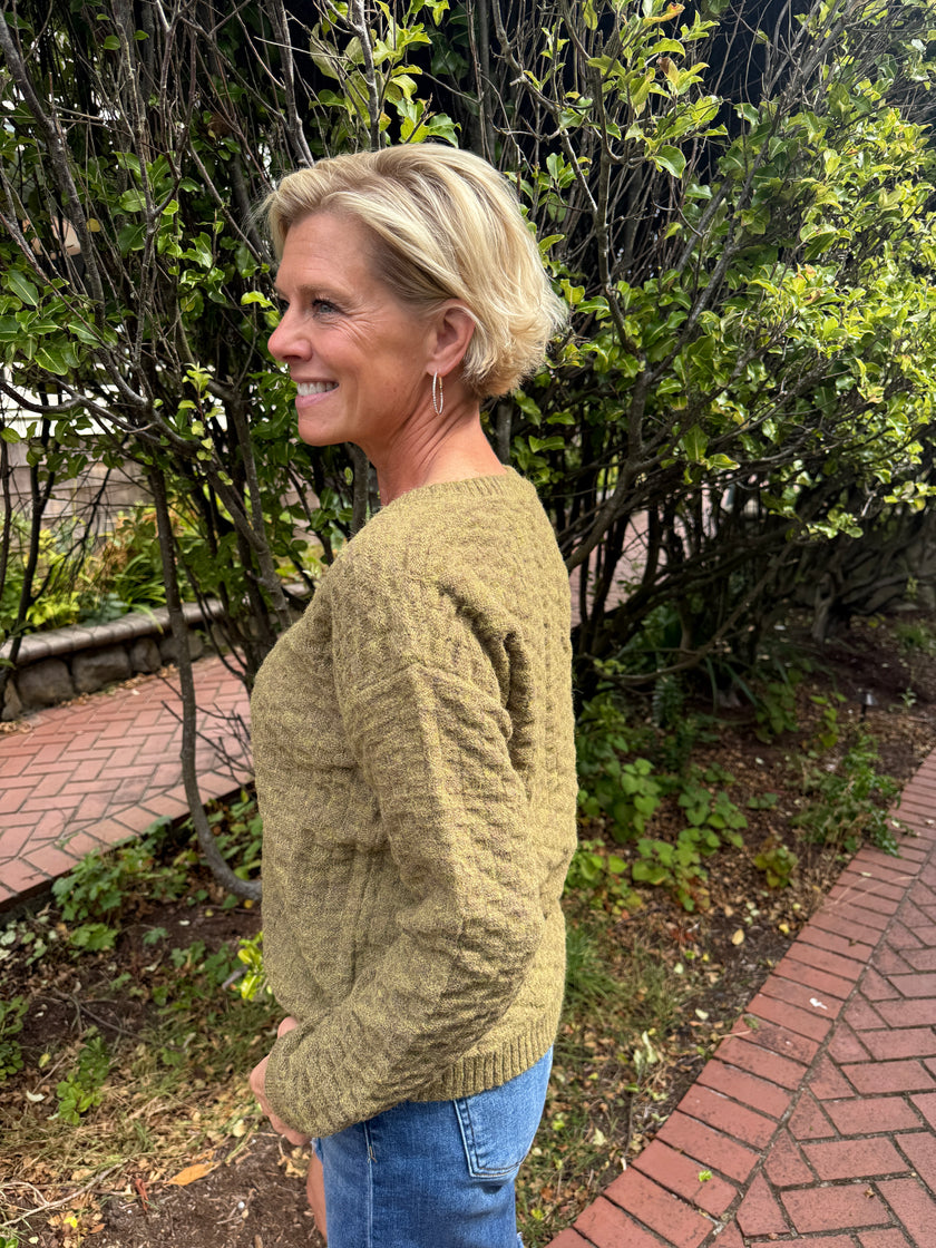 Janet Embossed Knitted Sweater
