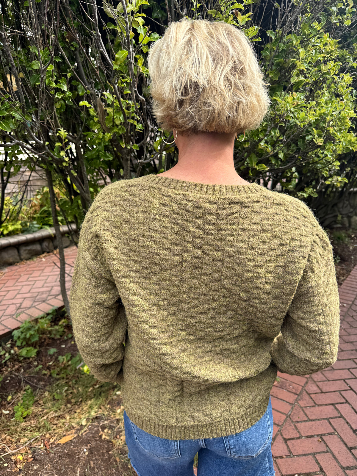 Janet Embossed Knitted Sweater