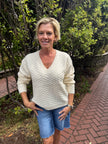 Janet Embossed Knitted Sweater