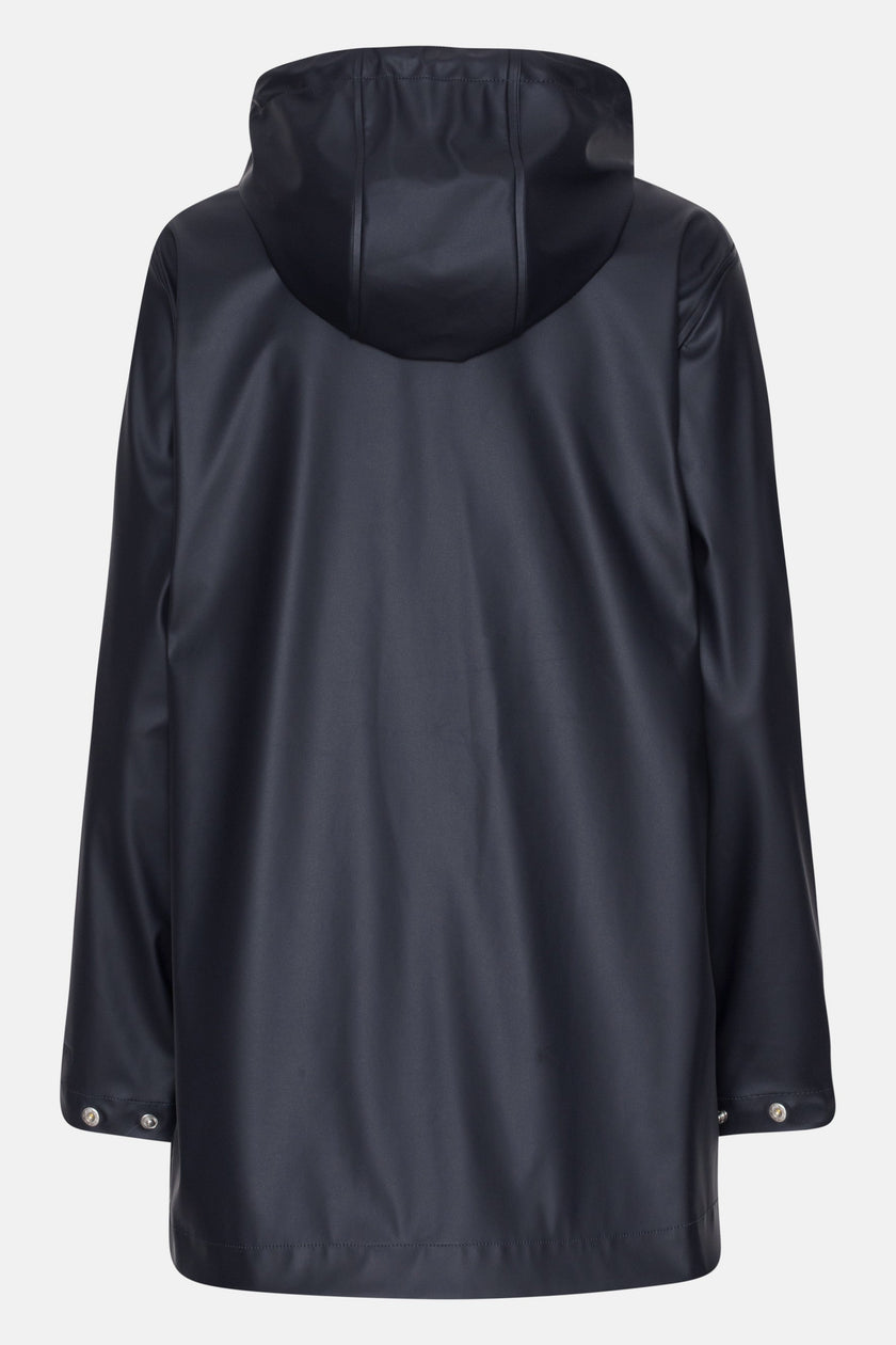 Ilse Jacobsen Rain 228FR Rain Jacket Dark Indigo Back