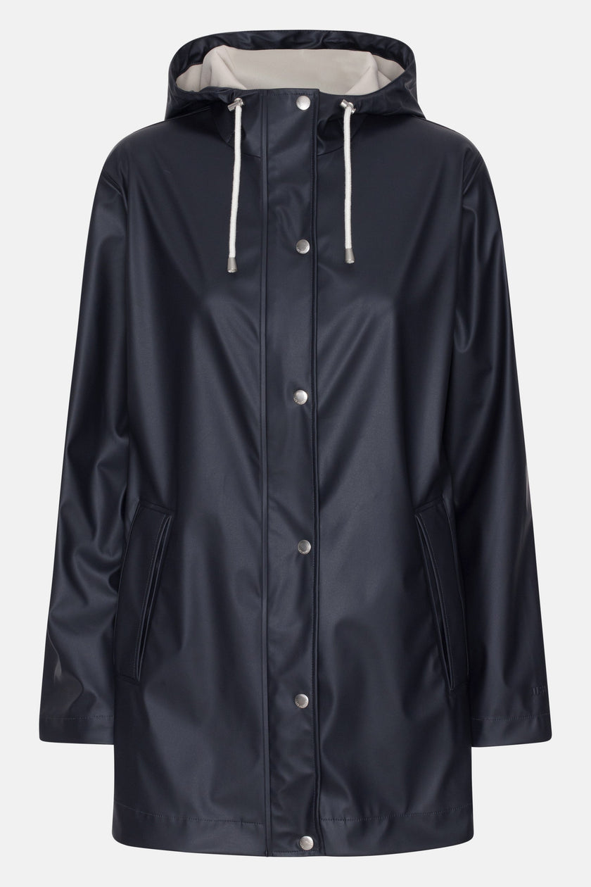 Ilse Jacobsen Rain 228FR Rain Jacket Dark Indigo Front