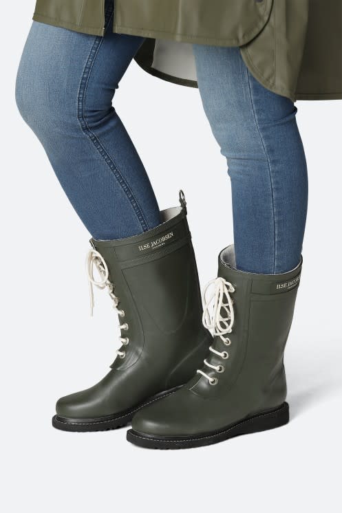 Ilse Jacobsen Rub15 Classic Mid Rain Boot Army