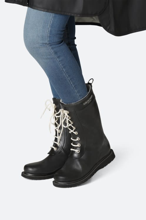 Ilse Jacobsen Rub15 Classic Mid Rain Boot Black