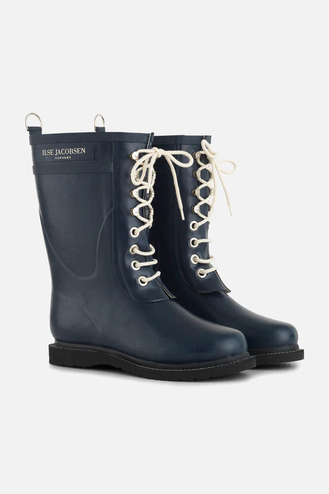 Ilse Jacobsen Rub15 Classic Mid Rain Boot Dark Indigo