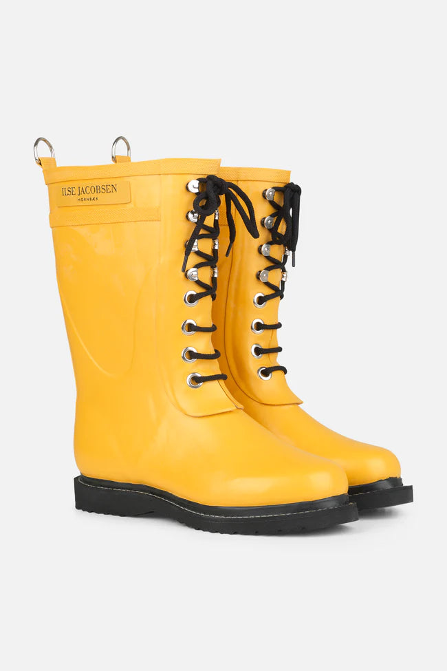 Ilse Jacobsen Rub15 Classic Mid Rain Boot Cyber Yellow