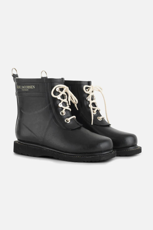 Ilse Jacobsen Rub2 Classic Short Rain Boot Black