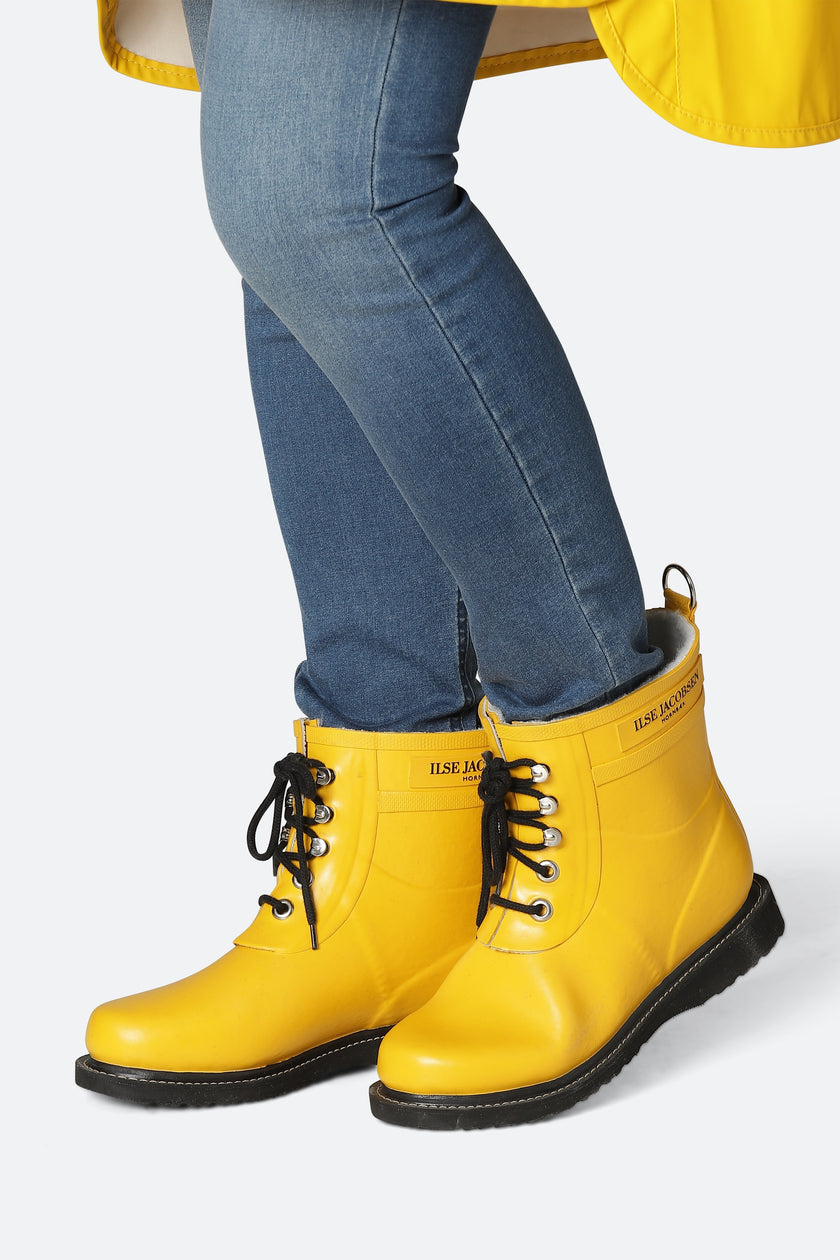 Ilse Jacobsen Rub2 Classic Short Rain Boot Yellow