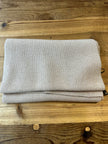 Italian Knit Rib Chunky Scarf Panna Cotta