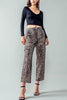 Savanna Cropped Cargo Pants front