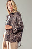 Leopard Print Work Jacket side