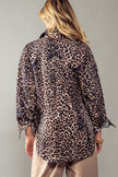 Leopard Print Work Jacket back