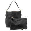 Joy Hobo 2 In 1 Handbag black/black with interior pouch out