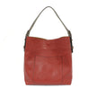 Joy Hobo 2 In 1 Handbag scarlet