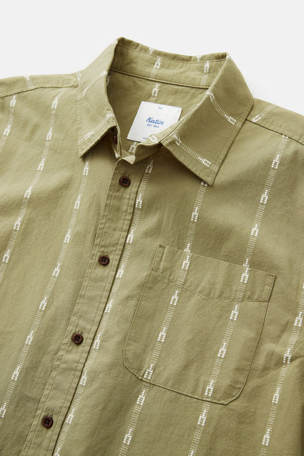 Katin Zenith Men's Shirt | Cactus closeup