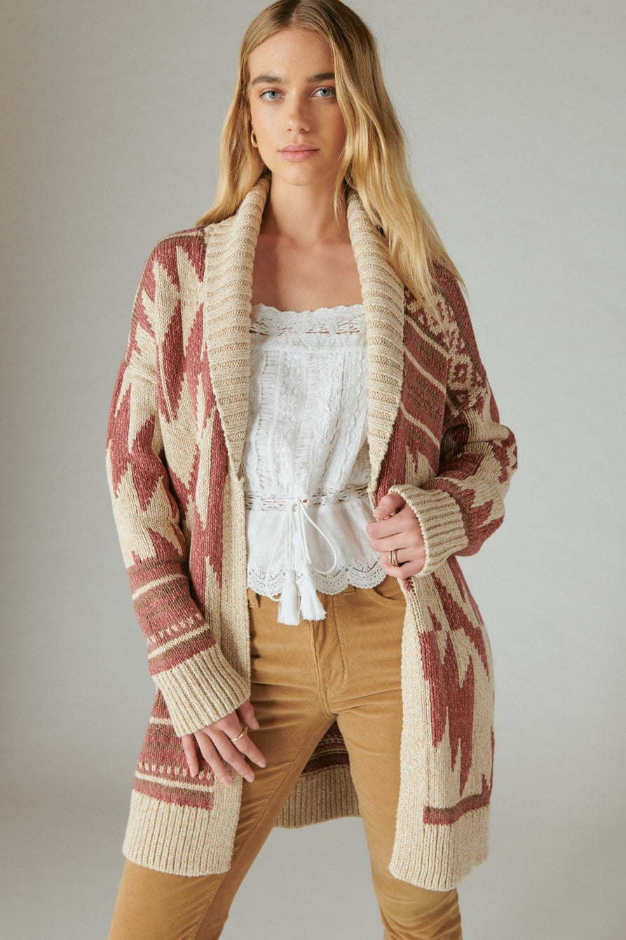 Lucky Brand Heritage Cardigan - Apple Butter Combo – Rachelle M. Rustic  House Of Fashion