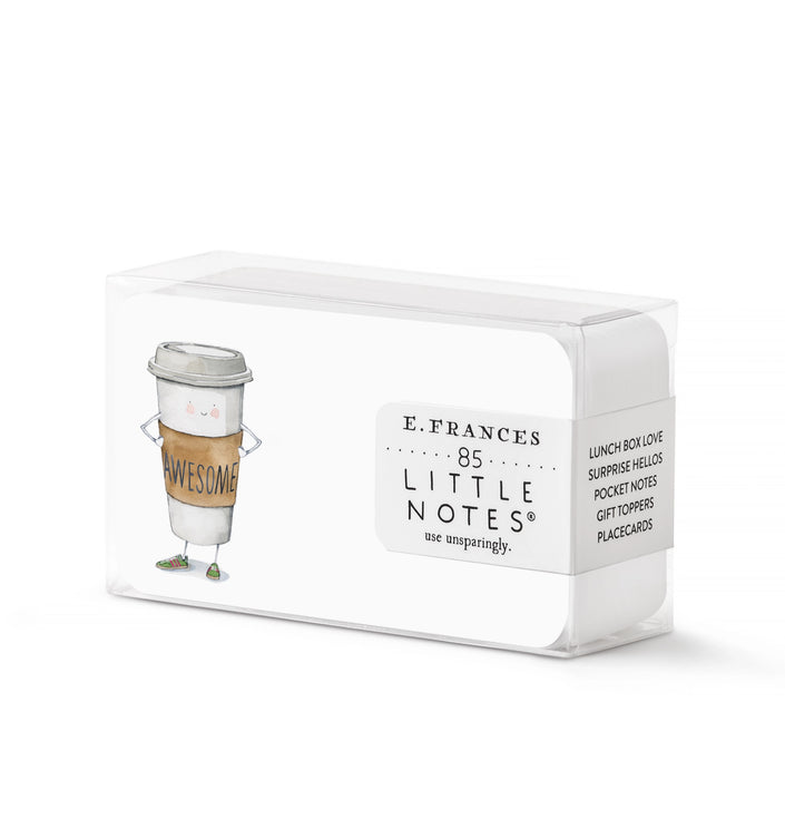 Little Notes Boxed Set of 85 Mini Note Cards awesome coffee