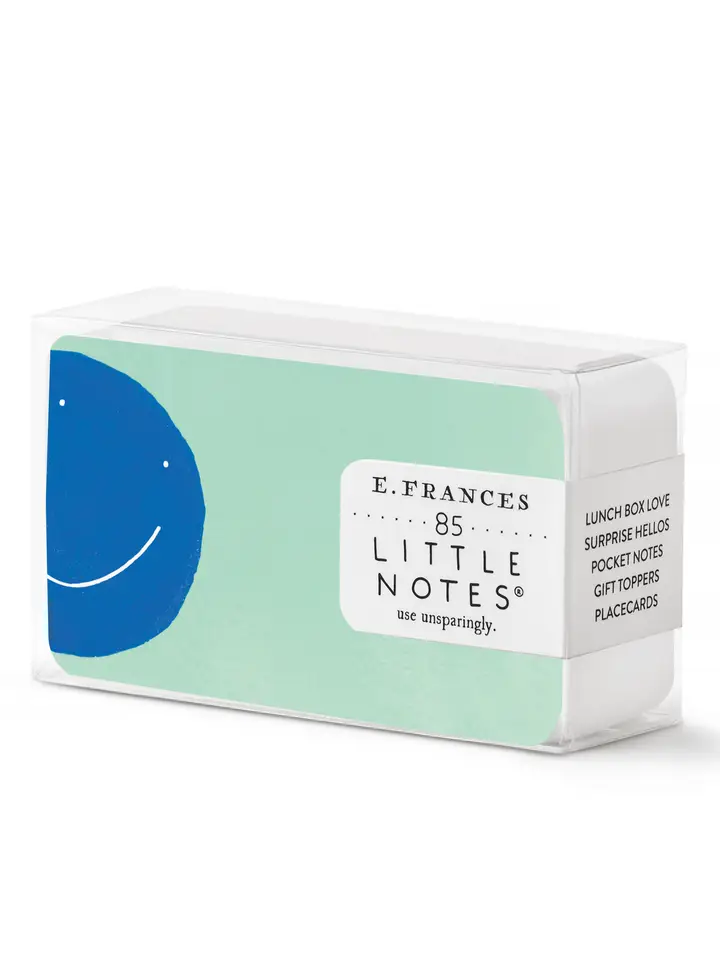 Little Notes Card Blue Smile