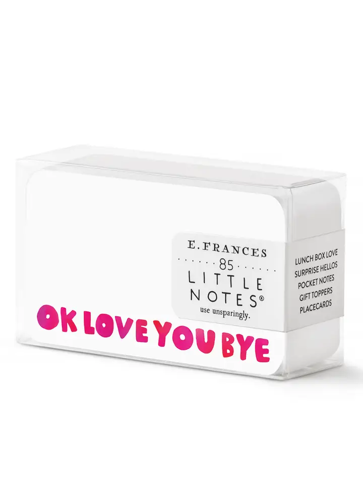 Little Notes Card Love You Bye