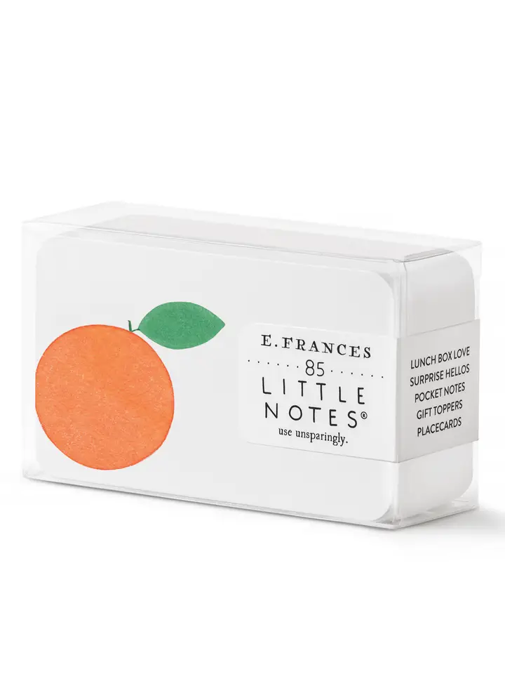 Little Notes Card Orange