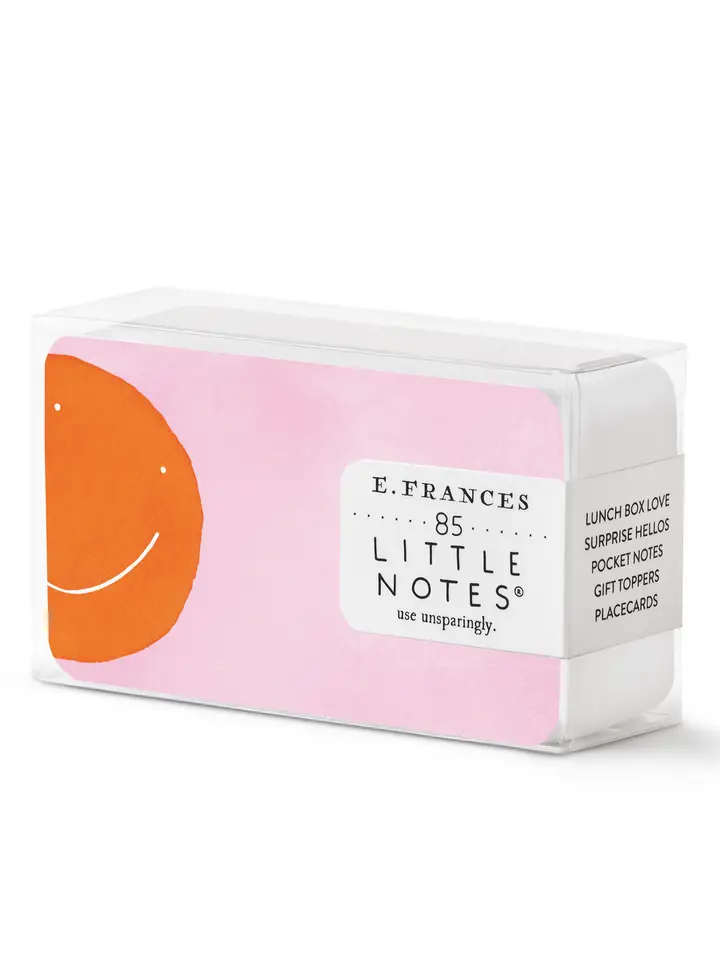 Little Notes Card Orange Smile