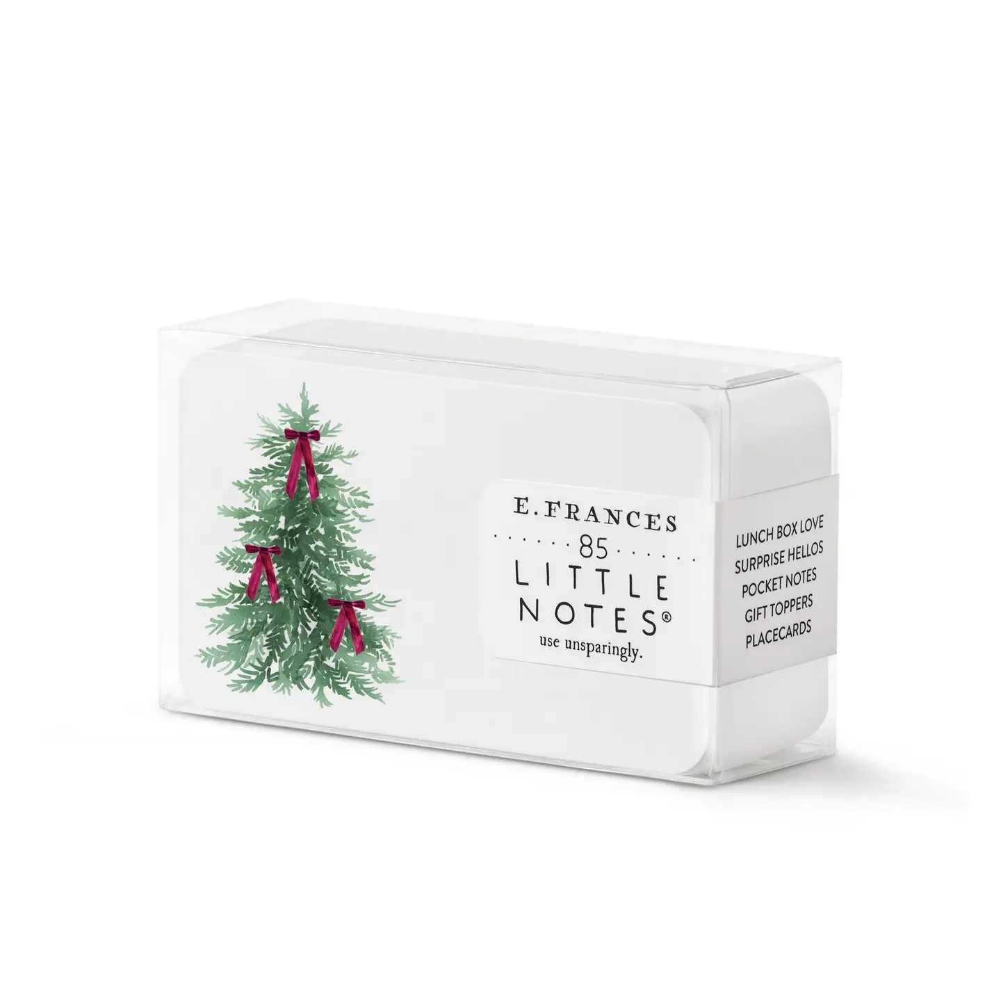 Little Notes Card Velvet Bow Tree