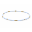BLUE GRAY + Gold Bracelet