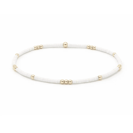 COTTON + Gold Bracelet