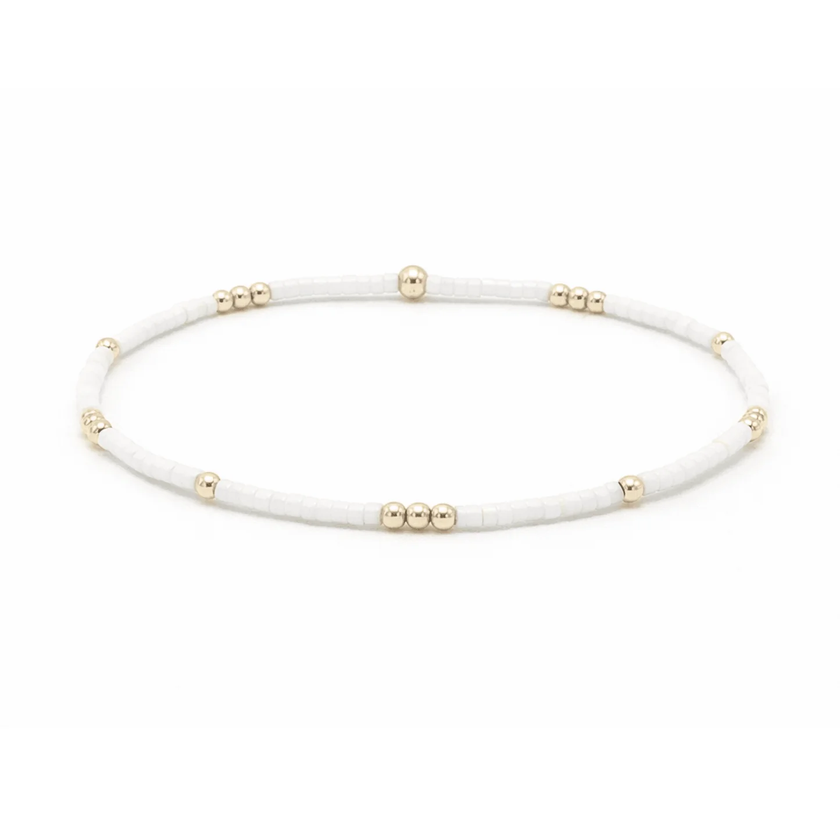 COTTON + Gold Bracelet
