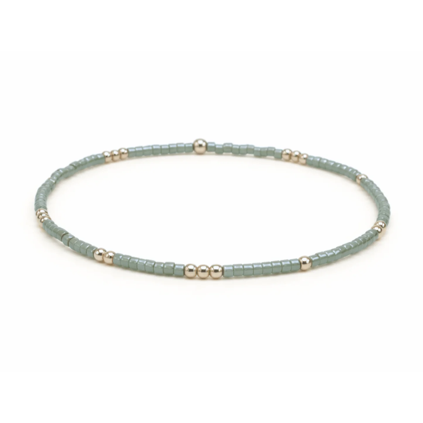 EVERGREEN + Gold Bracelet