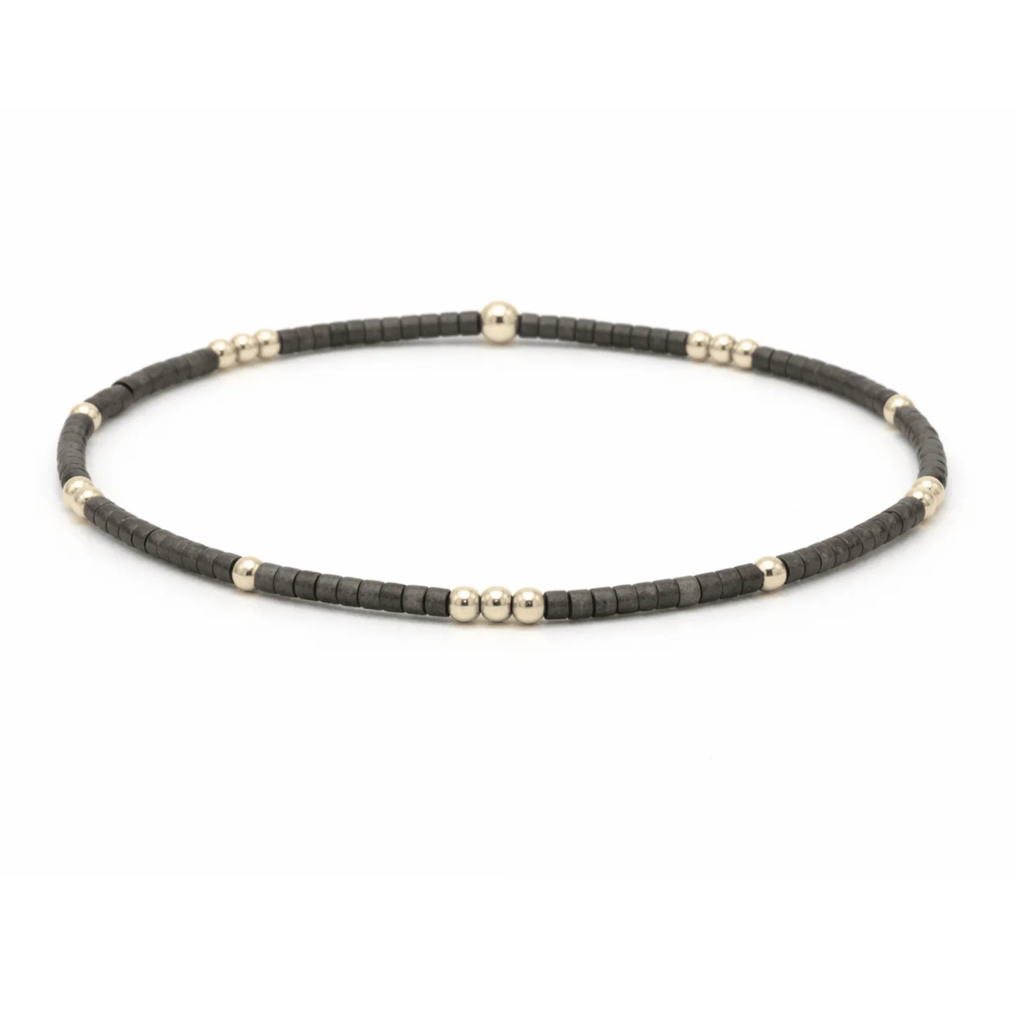 GRAPHITE + Gold Bracelet