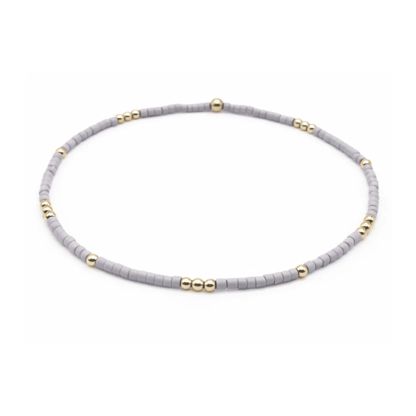 LAVENDER + Gold Bracelet