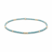 PALE TURQUOISE Blue + Gold Bracelet