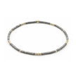 PEWTER + Gold Bracelet