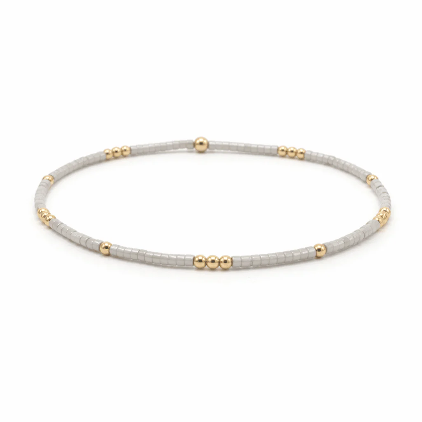 SILVER + Gold Bracelet