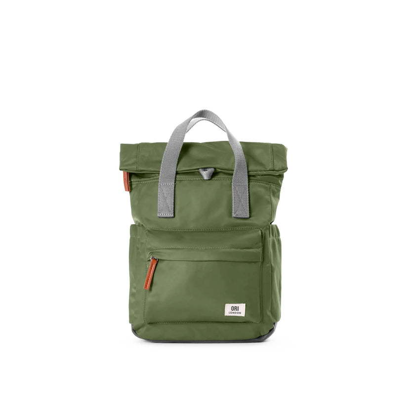 Ori London Canfield B (Nylon) Medium Bag | avocado