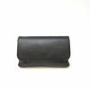 Paige Italian Leather Crossbody black with no strap