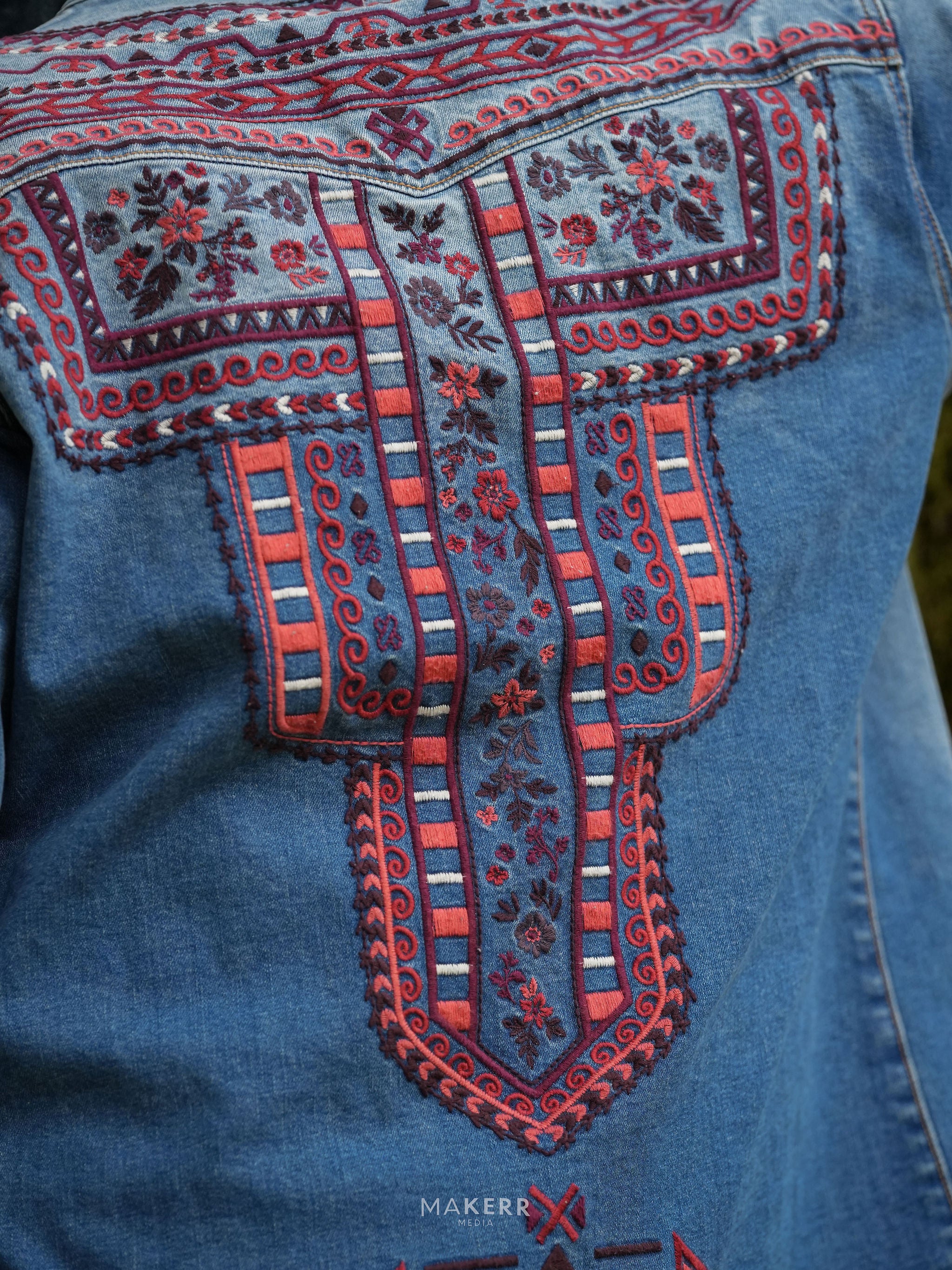 Rachelle M Coastal Mesa Shirt back close up
