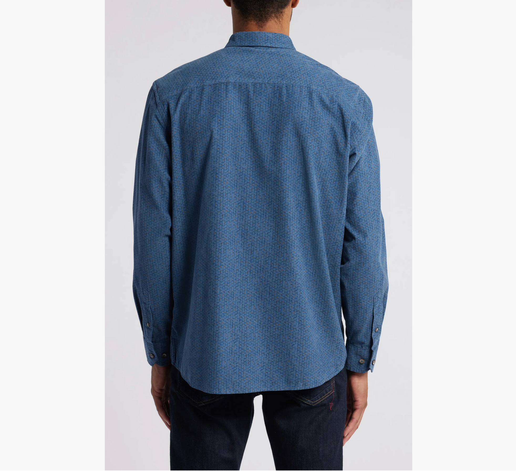 OVERDYED PRINT CORDUROY SHIRT