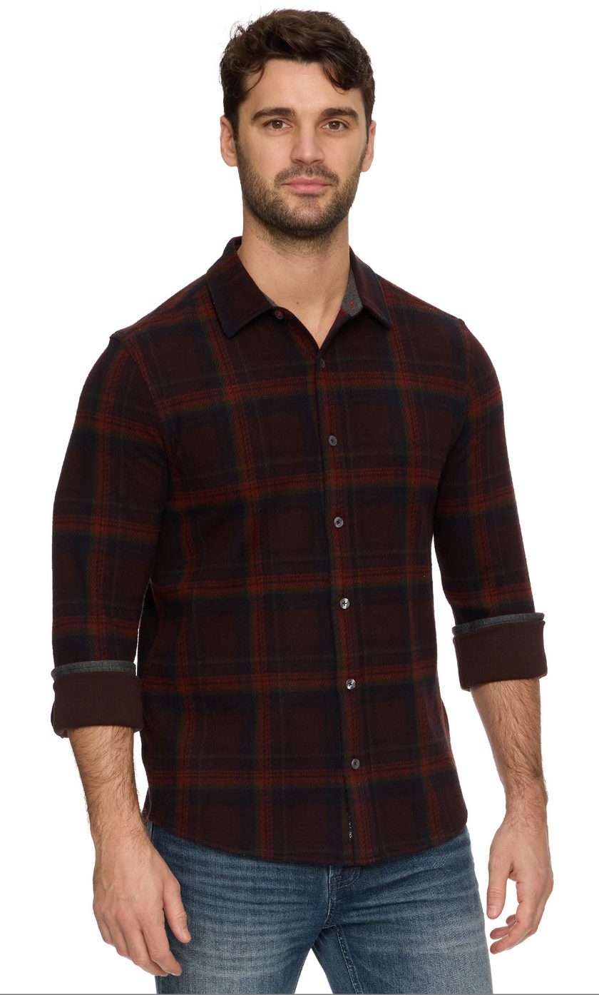 PORTER LS HERO KNIT FLANNEL