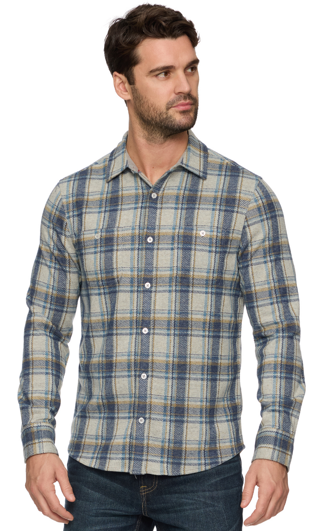 ELTON LS HERO KNIT FLANNEL