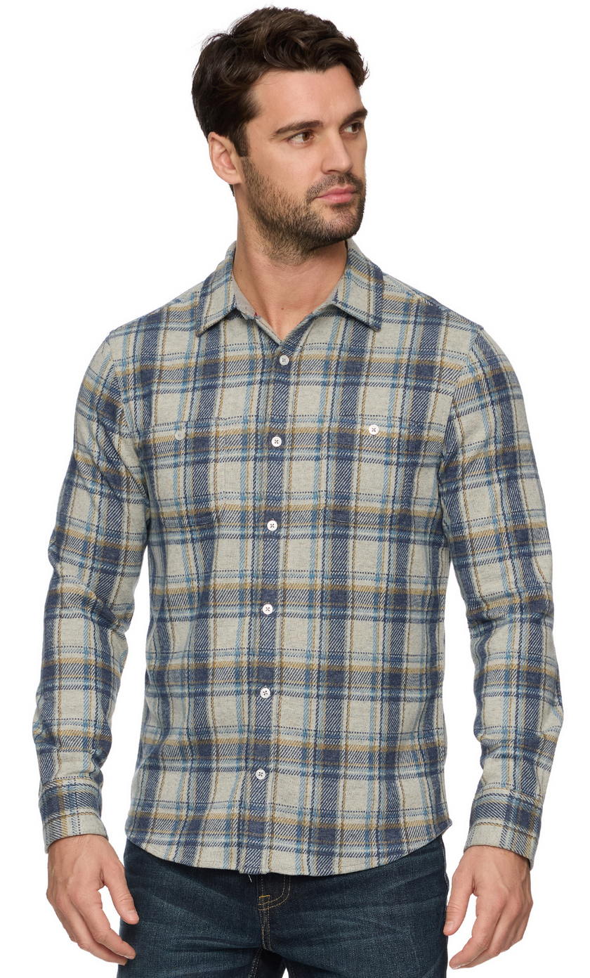 ELTON LS HERO KNIT FLANNEL