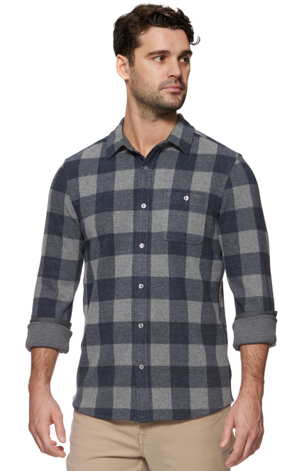 THATCHER LS HERO KNIT FLANNEL SHIRT