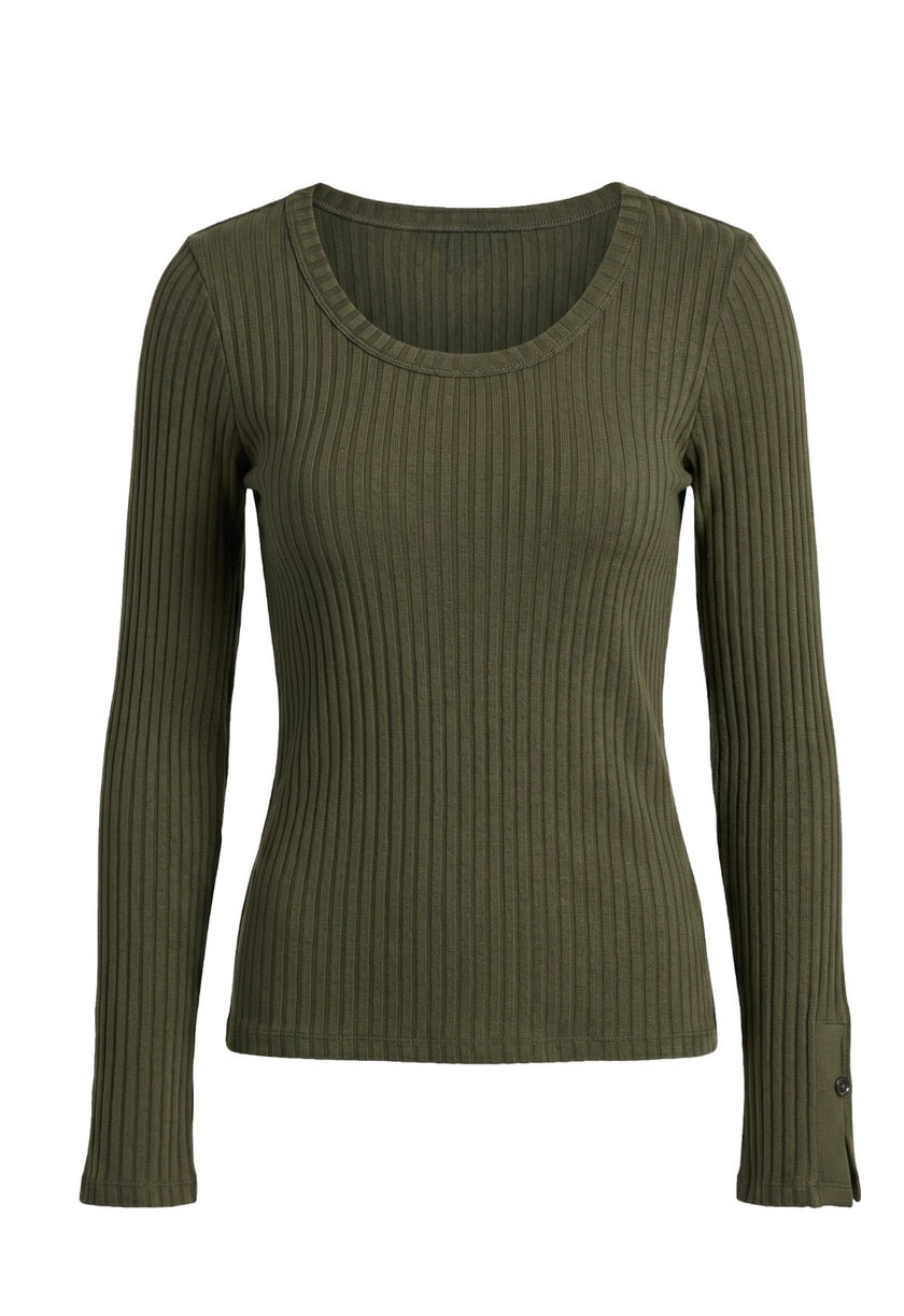 Ebonys Button Sleeve Top