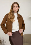 Faux Suede Jacket