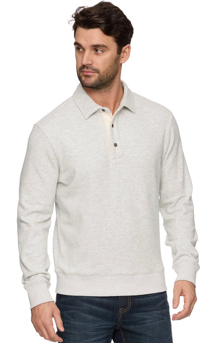Newton Fleece LS Polo