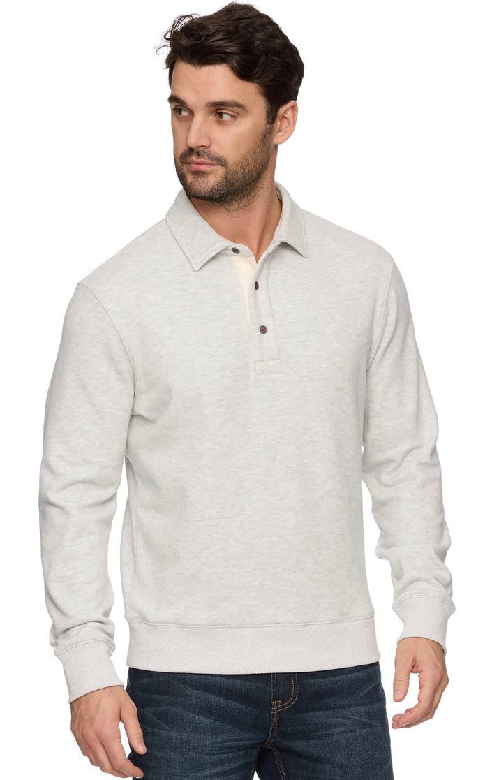 Newton Fleece LS Polo