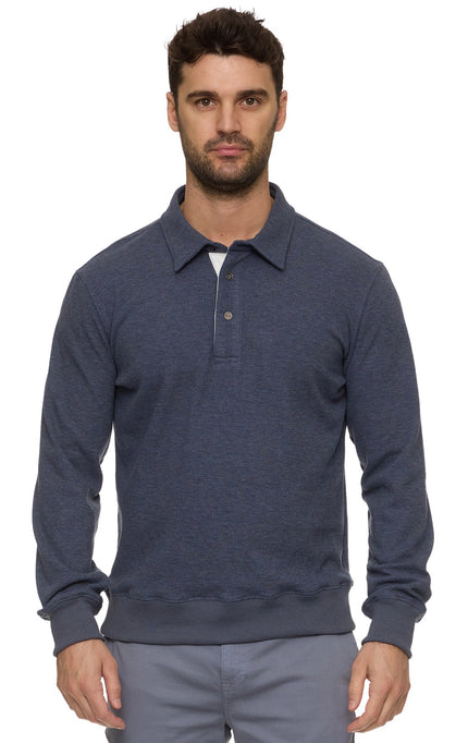 Newton Fleece LS Polo